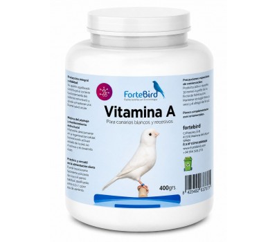 Vitamina A de Fortebird 400 grs | Para Canarios blancos y recesivos