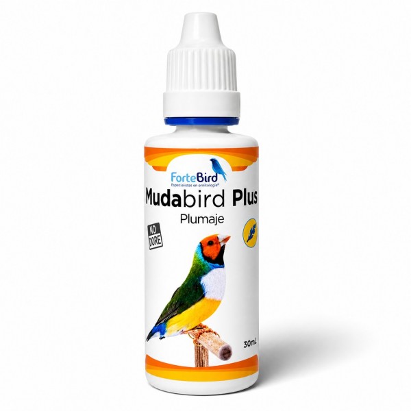 Mudabird Plus – Complemento líquido para la muda y el plumaje de aves ornamentales Muda / Plumaje