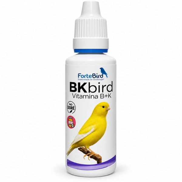 BKBird | La Fórmula Completa con Vitaminas B y K para Aves Saludables ForteBird