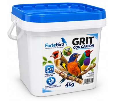 Grit con Carbón al anis 4 kg Fortebird