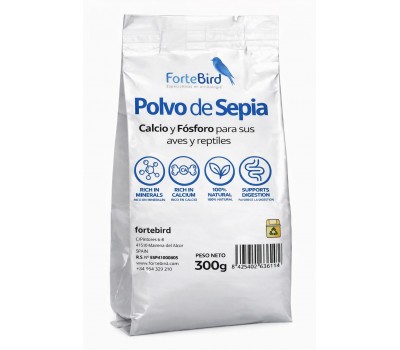 Polvo de Sepia | Fuente natural de Calcio y Fósforo para sus aves