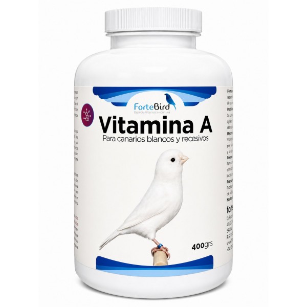 Vitamina A de Fortebird 400 grs | Para Canarios blancos y recesivos ForteBird