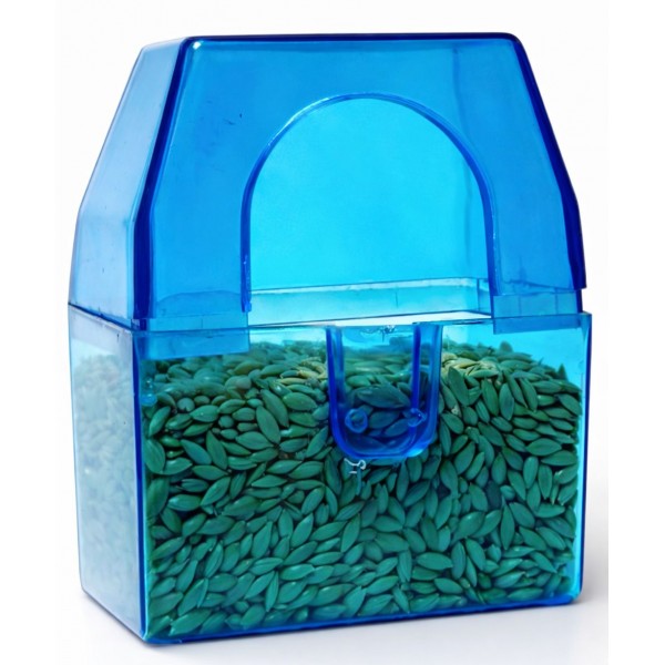 Comedero aves Canario Azul