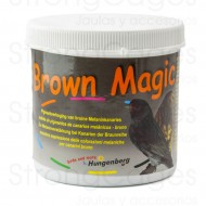 BROWN MAGIC 500 grs ( para el refuerzo de eu-y feomelaninas para canarios brunos y sus variedades feo, pastel y opal)
