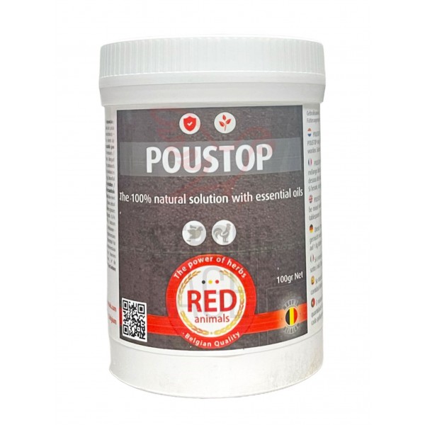 Poustop 100 grs Red Pigeon