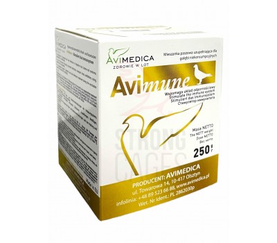 AviMedica AviMune 250 grs (tratamiento Adenocoli y Salmonelosis)