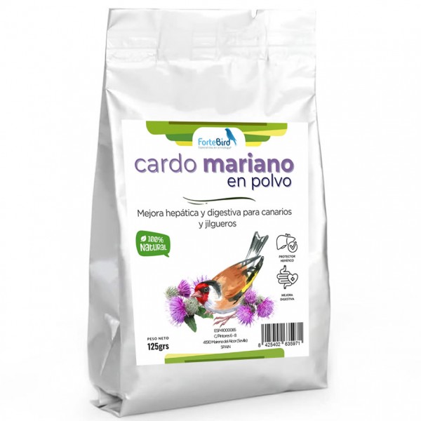 Cardo Mariano | Mejora Hepática y Digestiva para Canarios y Jilgueros