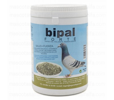 Bipal Forte: Complemento biológico, vitamínico y mineral para palomas mensajeras