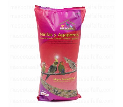 Faunamix agapornis y ninfas