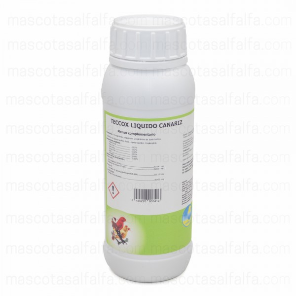 Teccox 500 ml |anticoccidiosico y antibacteriano Canariz