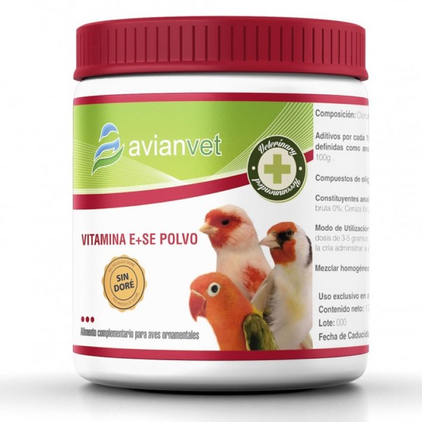 Vitamina E + Selenio granulado Avianvet