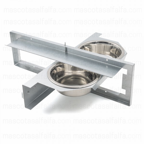 Comedero Giratorio 2 platos para aves Comedero Giratorio 2 platos para aves