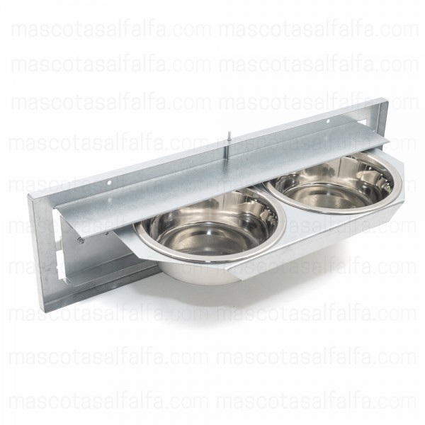 Comedero Giratorio 2 platos para aves Comedero Giratorio 2 platos para aves