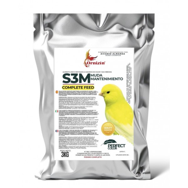 Ornizin S3M Muda Mantenimiento económico Comida para canarios Ornizin S3M Muda Mantenimiento económico Comida para canarios