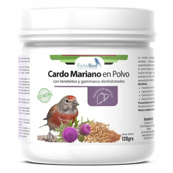 Cardo Mariano en Polvo con Tenebrios y Gammarus deshidratados | Regenerador Hepático y Fuente de Proteínas