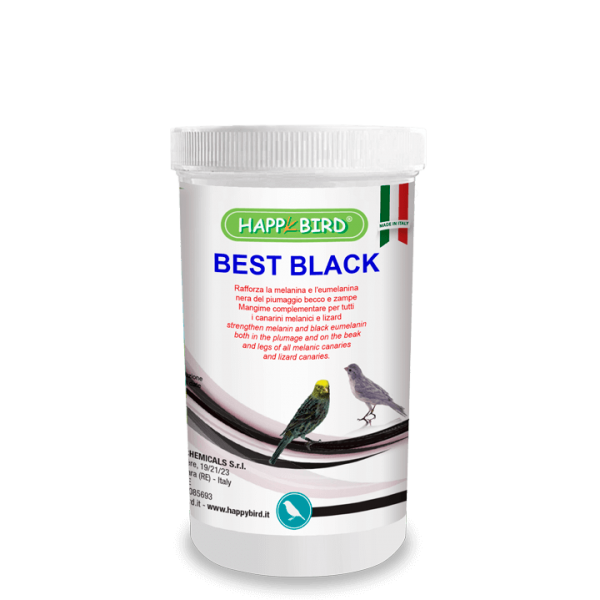 Best Black (Refuerza la melanina y la eumelanina negra) HAPPY BIRD Bird coloring