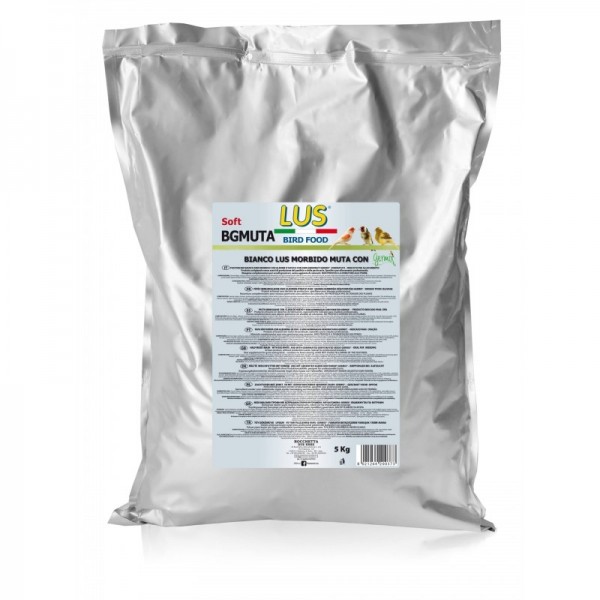 Pasta de cría LUS MUTA BMG Blanca mórbida con Germix 5 kg Pasta de cría LUS MUTA BMG Blanca mórbida con Germix 5 kg