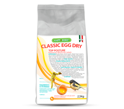 Pasta de cría amarilla seca 2,5 Kg HAPPYBIRD