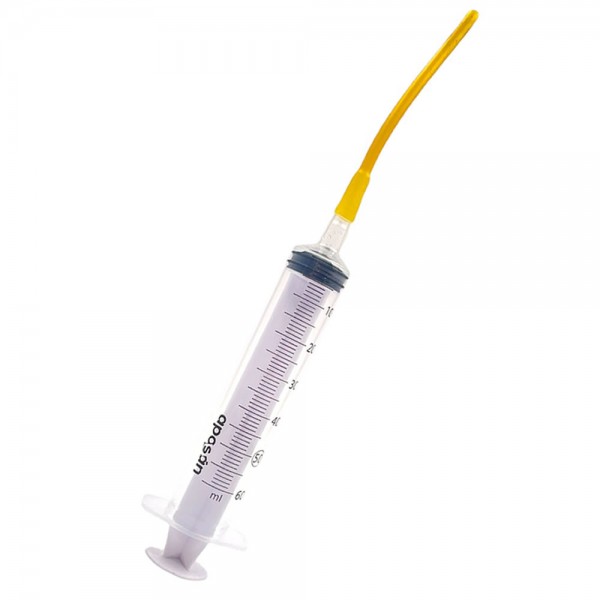 Jeringa para embuchar loros 60 ml con sonda de latex Jeringa para embuchar loros 60 ml con sonda de latex
