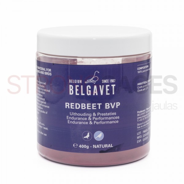 Belgavet Redbeet 400 grs - Mejora la condición física de su ave Belgavet Redbeet 400 grs - Mejora la condición física de su ave
