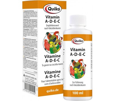 Quiko vitamina A-D-E-C ( incrementa la salud y las defensas de las aves)