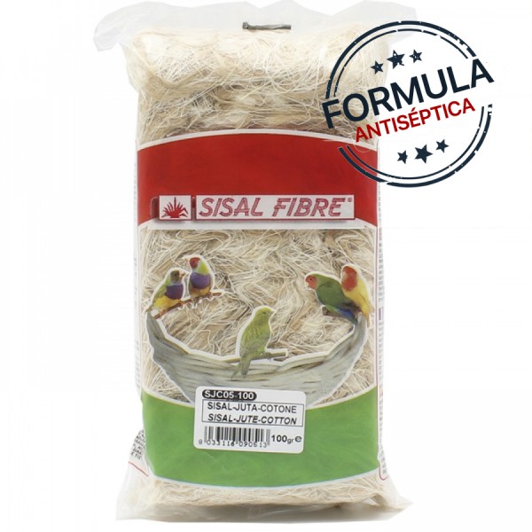 Mezcla de Sisal Yuta con fórmula activa y antiséptica Mezcla de Sisal Yuta con fórmula activa y antiséptica
