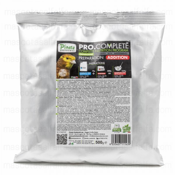 Pro Complet preparacion cria 500 grs Pro Complet preparacion cria 500 grs