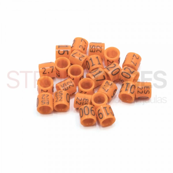 Mixtos / Anillas carbono Grabadas con año y numeradas 2,7 mm Mixtos / Anillas carbono Grabadas con año y numeradas 2,7 mm