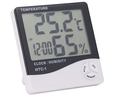 Termometro / Higrometro digital con reloj