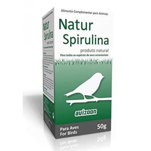 Avizoon Natur Espirulina 50 grs (contiene un 60% de proteínas, vitaminas y aminoácidos) Avizoon