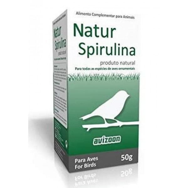 Avizoon Natur Espirulina 50 grs (contiene un 60% de proteínas, vitaminas y aminoácidos) Avizoon Avizoon Natur Espirulina 50 grs (contiene un 60% de proteínas, vitaminas y aminoácidos) Avizoon