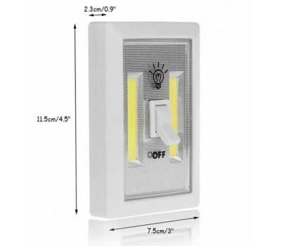 Interruptor de luz inalámbrico LED Mini COB magnético 