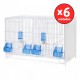 Jaula Cría 58 Desmontable 2GR Art. 326/SC (Sistema papel) (Pack 6 Ud) Cages for breeding and exhibition