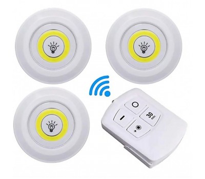Pack de 3 Luces Auxiliares con Mando