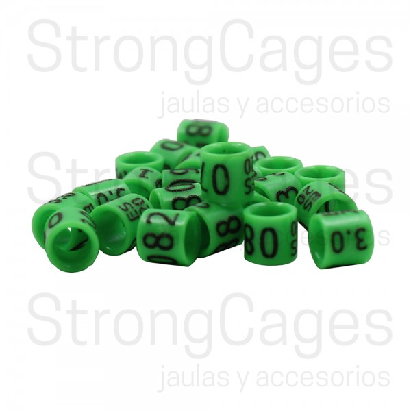Canarios / Anillas carbono Grabadas con año y numeradas 3mm Canarios / Anillas carbono Grabadas con año y numeradas 3mm