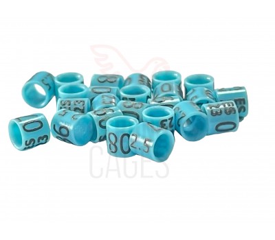 Exóticos / Anillas Grabadas con año y numeradas de carbono 2,5mm