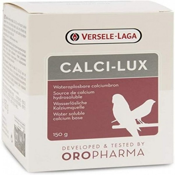 CALCI-LUX Calcio hidrosoluble 150 grs Versele Laga - Oropharma