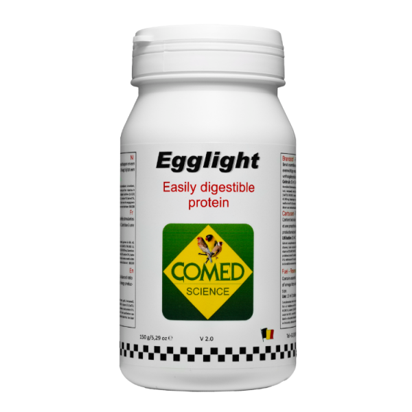 Comed Egglight 150 gr, (proteínas altamente digeribles). Para pájaros
