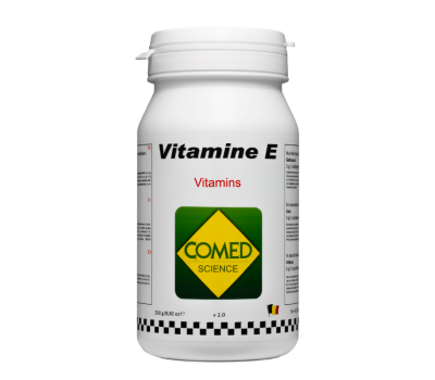 Comed Vitamina E 5% 250 gr (vitamina E en polvo).