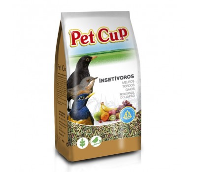 Granulado aves insectivoras 750 grs Pet Cup
