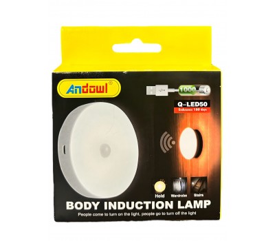Lampara inalambrica con sensor de movimiento andwol modelo Q-LED50