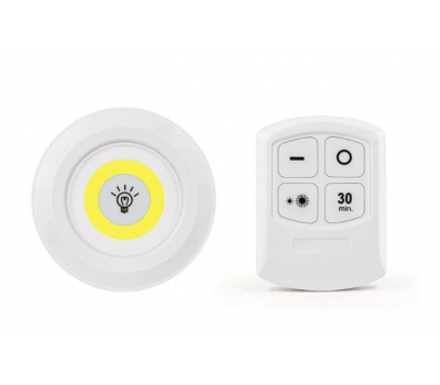 Luz LED COB con control remoto inalámbrico y lámpara regulable