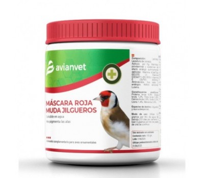 Máscara Roja Muda Jilgueros avianvet 100 gr