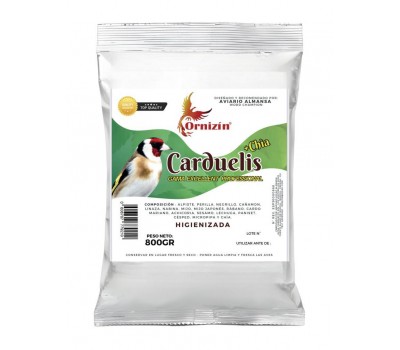 Mixtura Jilgueros Carduelis + Chía (ornizin) 800 gr