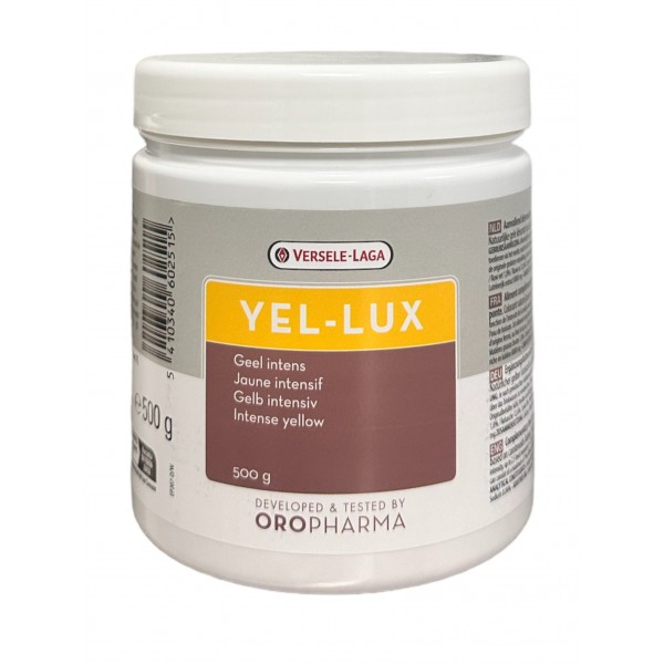 Yel-Lux pigmentante amarillo 500 gr Colorante aves