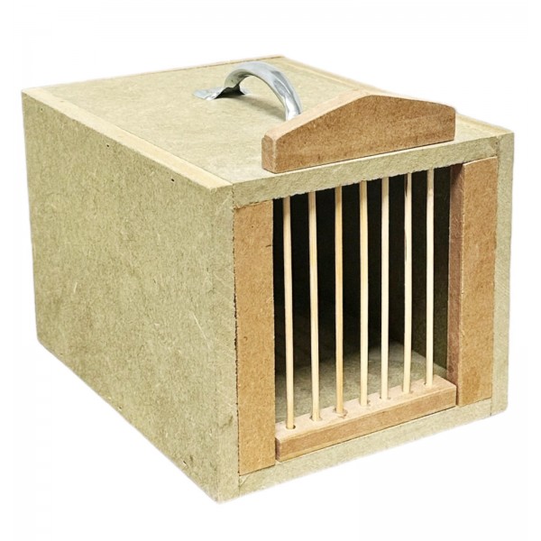 Transportín para aves de un hueco en madera grande Crates for birds Transportín para aves de un hueco en madera grande Crates for birds