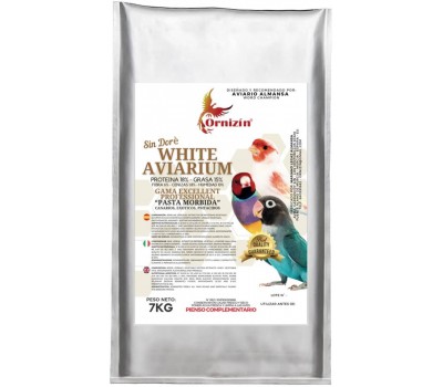 Pasta White Aviarium Ornizin 7kg (NO DORÉ)