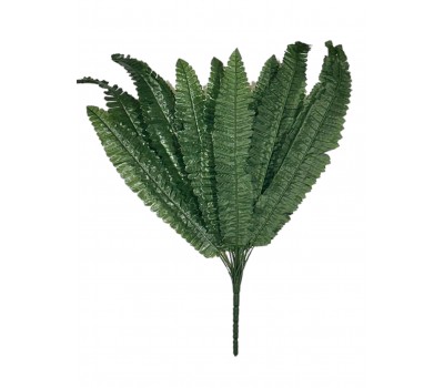 Rama de helecho para decorar nidos verde oscuro