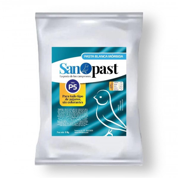 Sanopast P5 (Pasta de cría con amapolas) Pastas Mórbidas