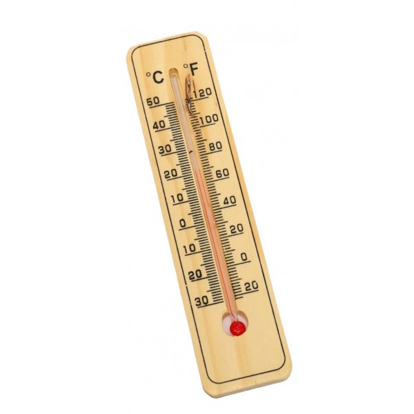 Termómetro madera colgar 20 cm Maquinaria para el Criador Termómetro madera colgar 20 cm Maquinaria para el Criador